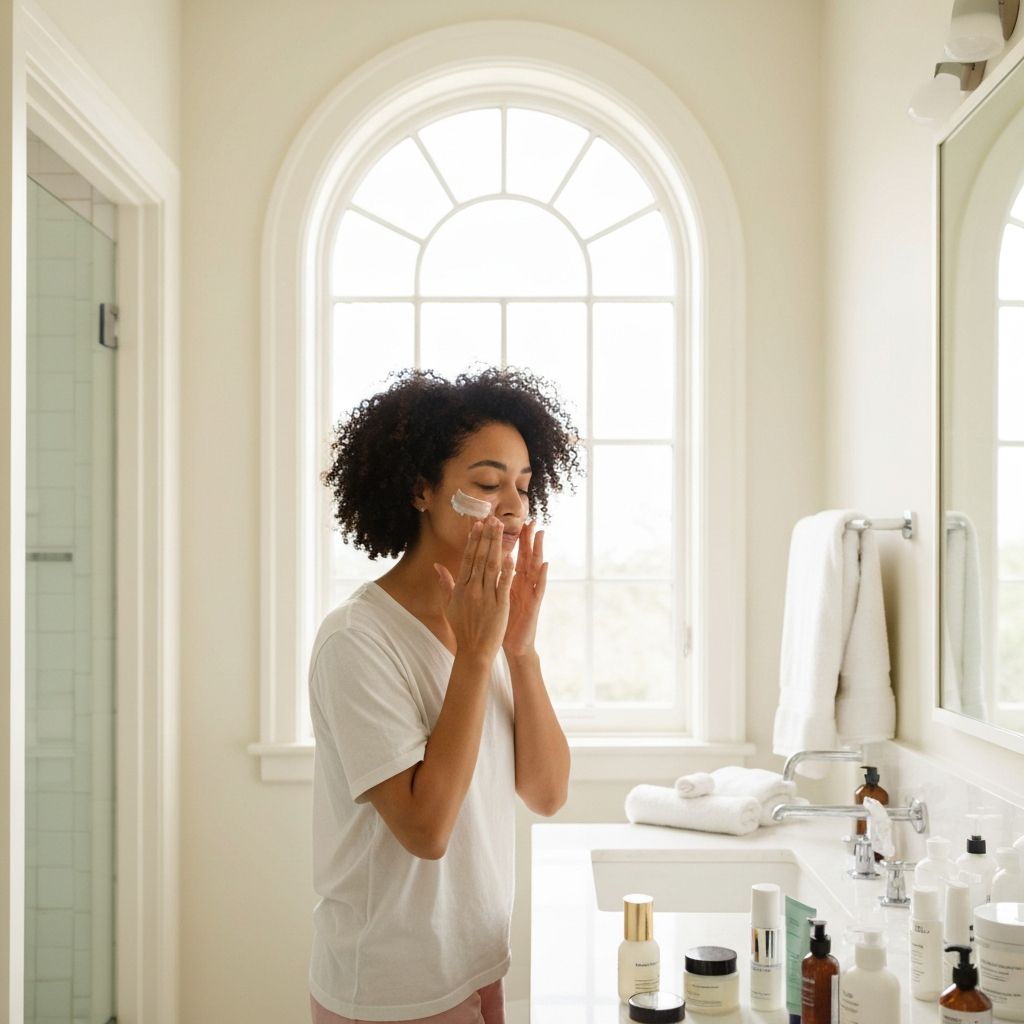 Tägliche Hautpflegeroutine
